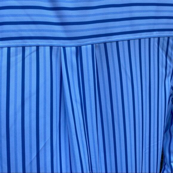 Buki Button Down Striped 3/4 Sleeve Blouse M NWT - Picture 13 of 15